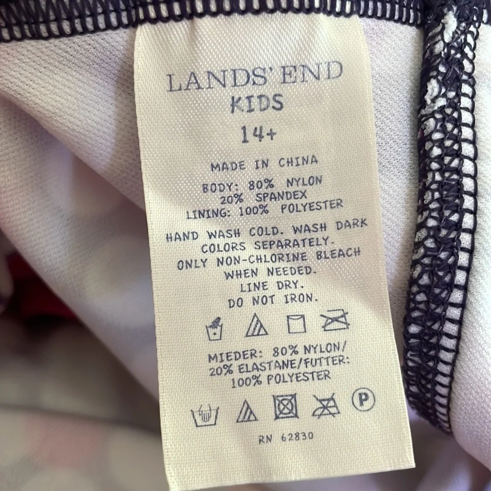 Lands end girls swim dress